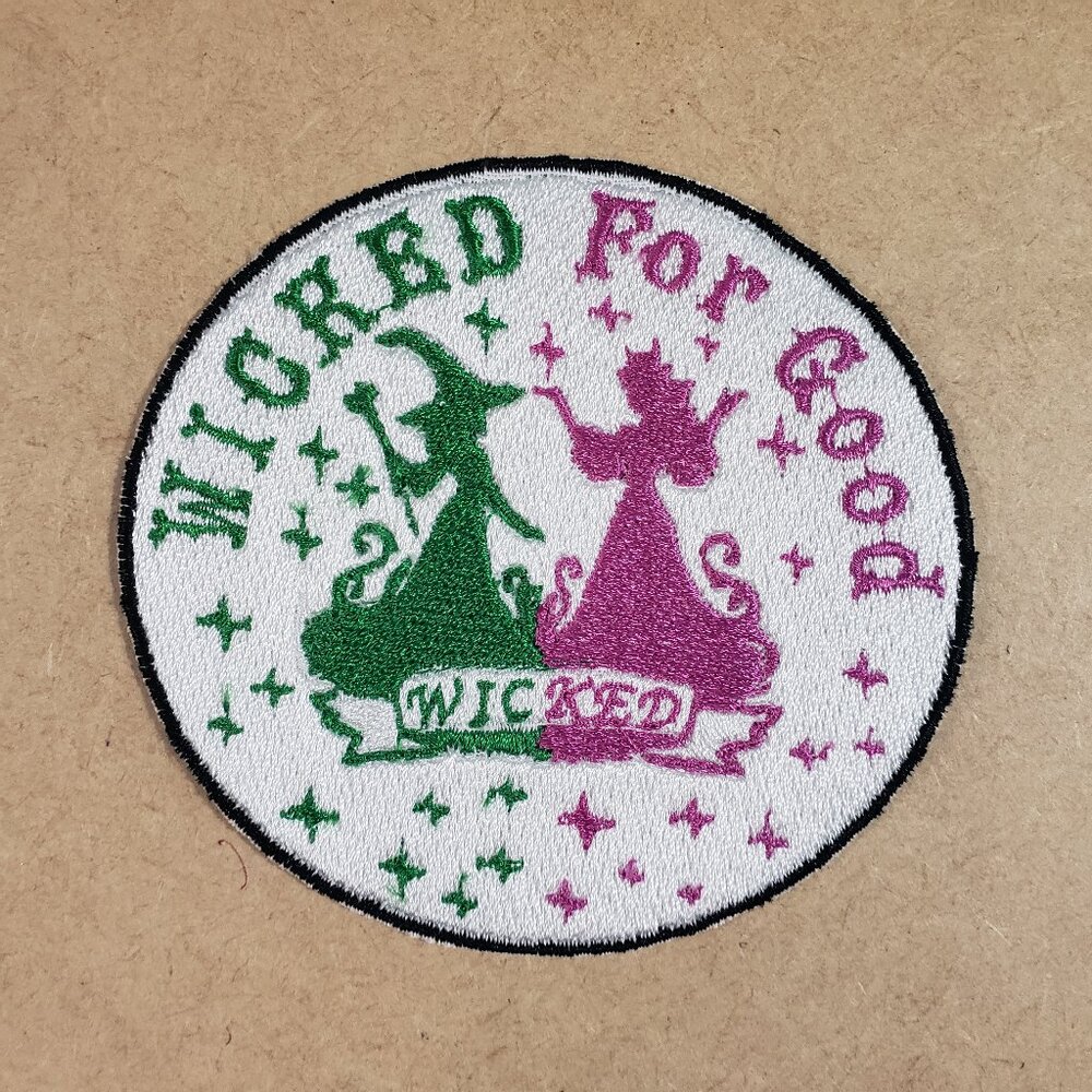 Wicked For Good Iron on Patch